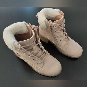 Report Railey Cozy Kids' Tan Faux Fur-Lined Boots / Girl's Size 1